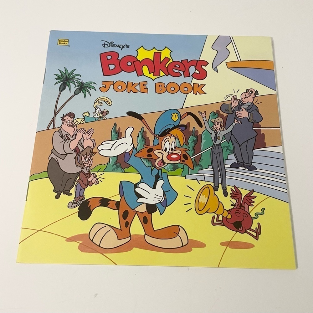 Vintage 1997 Disney Bonkers Joke Book Golden Books
